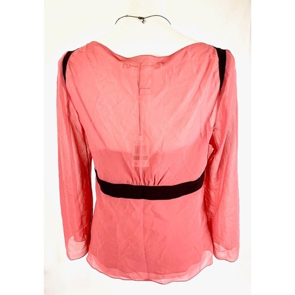 NWT STUDIO M Silk 3/4 Sleeve Blouse & Cami - Picture 3 of 4